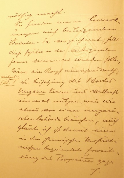 Brief C.A. Artaria, Seite 2